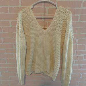 Cream sweater